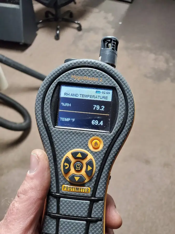 Moisture meter humidity assessment for Fire & Smoke Damage Restoration in Orchard Park